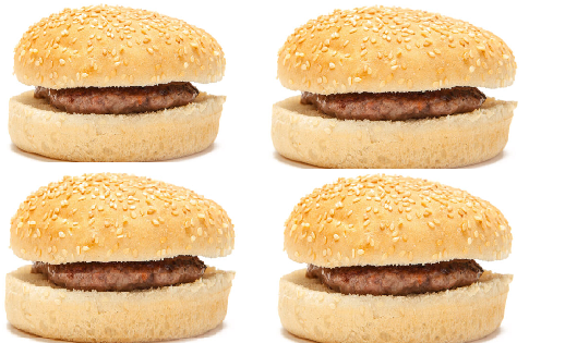 Mini hambúrguer
