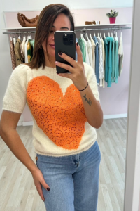 Jersey Heart Orange LentJews