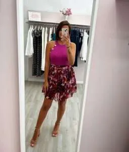 Falda Gasa Blumen