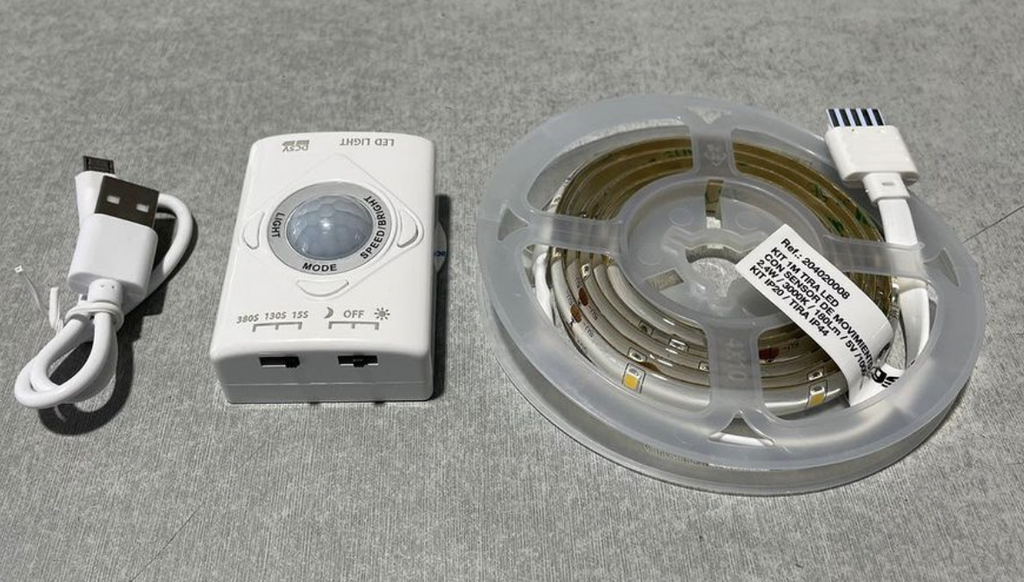 Bande LED avec capteur de mouvement