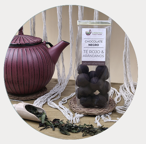 Chocolate Preto & Chá Vermelho com Arándano