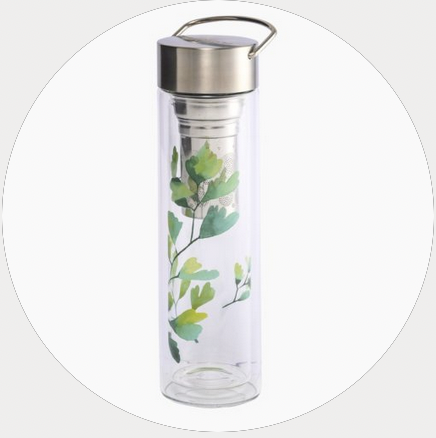 Flowtea Botella z filtrem Gingko