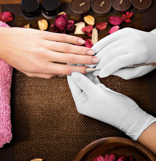 uñas de porcelana