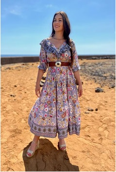 Vestido midi HELENA