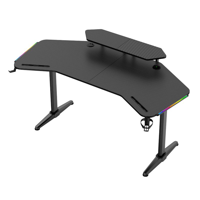 [MV0442] MESA GAMING PRO1500 XL FIBRA CARBONO | LUZ RGB SOUND MUVIP