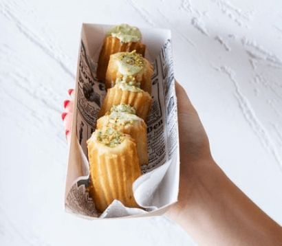 Bites Rellenos de crema de Pistacho