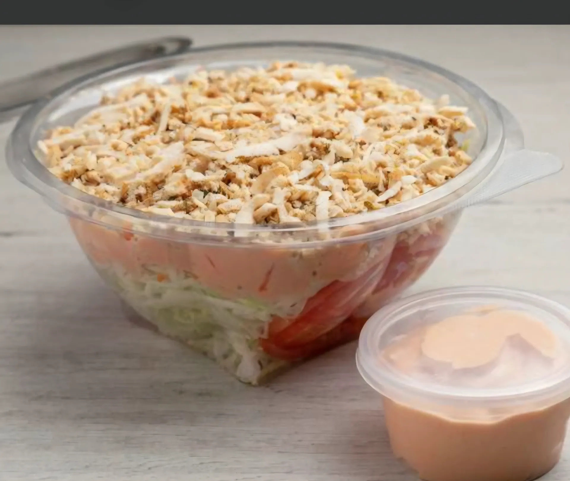 Ensalada de pollo.