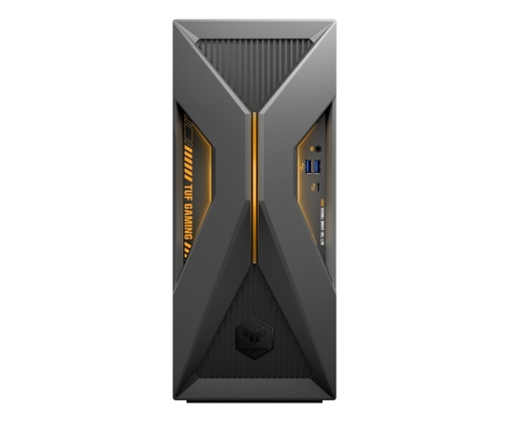 ASUS TUF Gaming T500MV-07240H0590 - Dessert Gaming de (Intel Core 7 240H, 32GB RAM, 1TB SSD, NVIDIA RTX 5060 8GB, aucun système d'exploitation) Gris E
