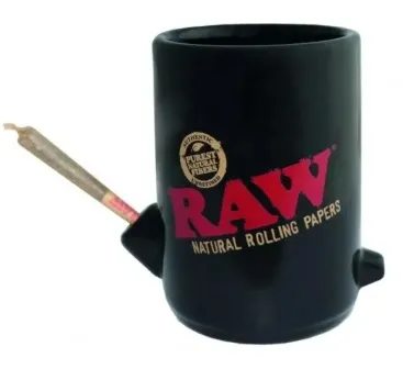 Taza RAW Wake Up & Bake Up